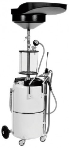 PNEUMATIC EXTRACTOR WITH OIL PAN