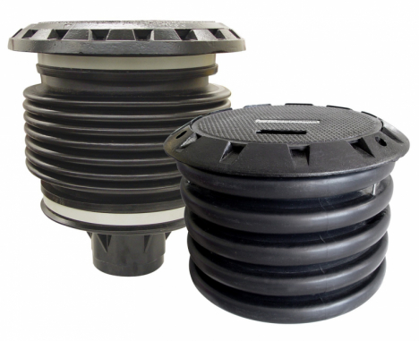 Spill containers with steel cover